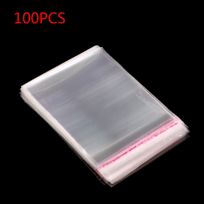Flgo Clear Transparent Plastic Self Adhesive Seal Bag