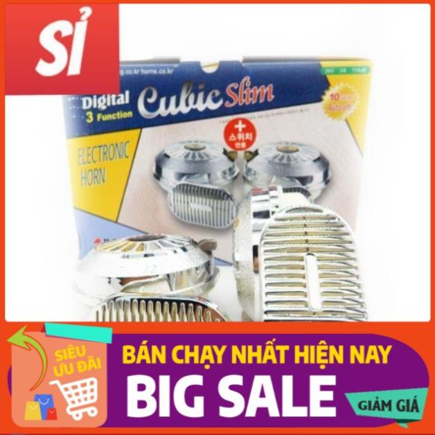 Còi ngân hàn quốc 3 tiếng CULIC SLIM 12V/24V BẢO HÀNH 3 THÁNG ( Phụ Tùng Việt Phong )