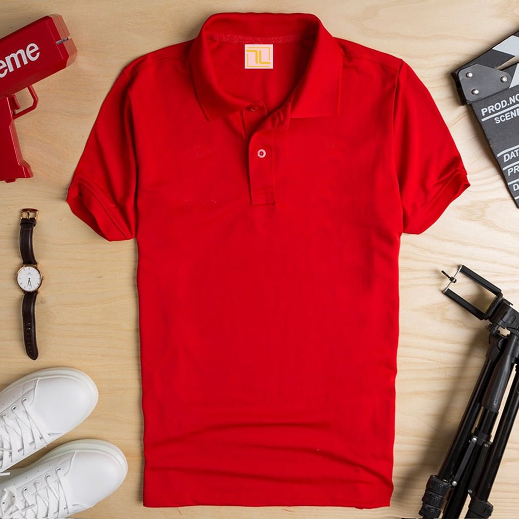 Áo polo nam - Áo thun nam cổ đức - Chất liệu cotton co giãn 4 chiều, dày dặn, thấm hút mồ hôi, mặc vô cùng thoải mái | BigBuy360 - bigbuy360.vn