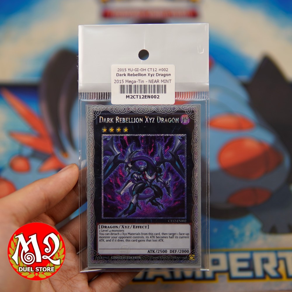 Thẻ bài Yugioh Dark Rebellion XYZ Dragon - Platinum Secret Rare -  Bảo quản M2SCCQ-LITE