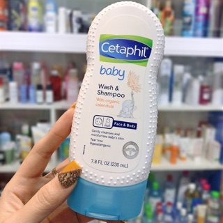[giá sỉ] Sữa tắm gội trẻ em Cetaphil - wash & shampoo