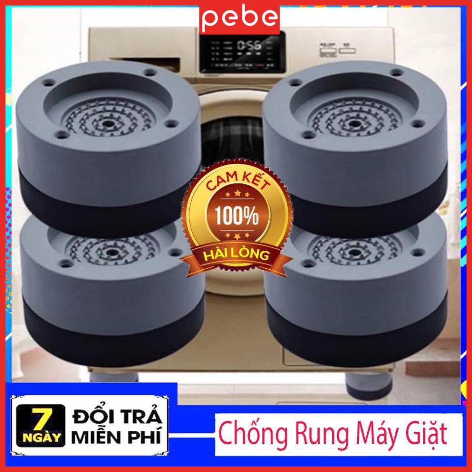 Chống rung máy giặt Tabihome bộ 4 miếng đệm cao su lót chân máy giặt chống rung chống ồn