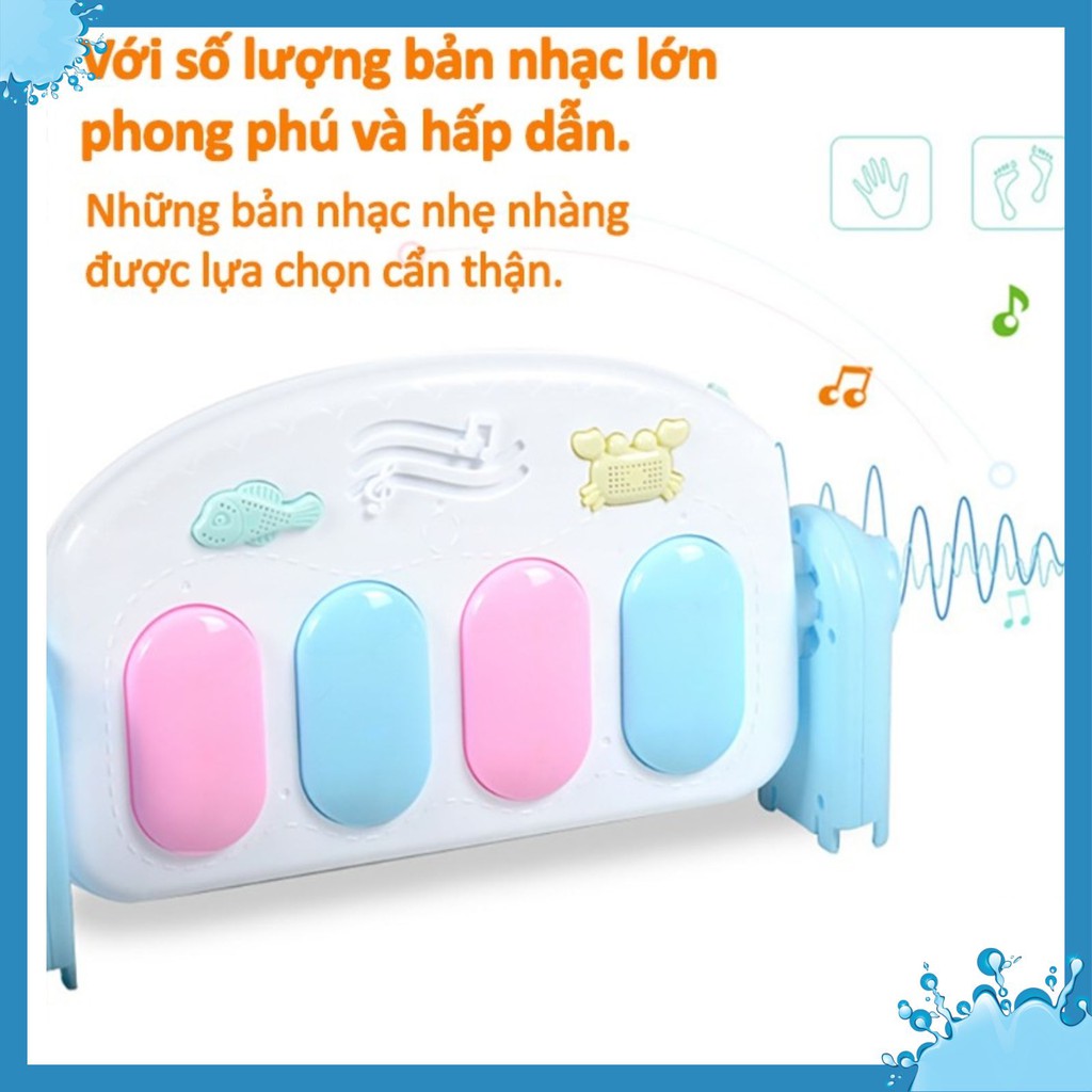 Thảm nhạc cho bé sơ sinh cao cấp – Thảm nằm chơi cho bé hình thú ngộ nghĩnh, phát triển trí tuệ - DC032