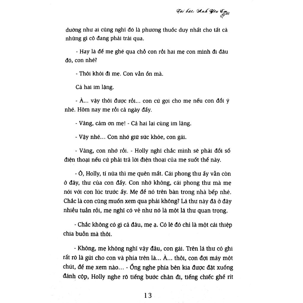 Sách - Tái Bút Anh Yêu Em