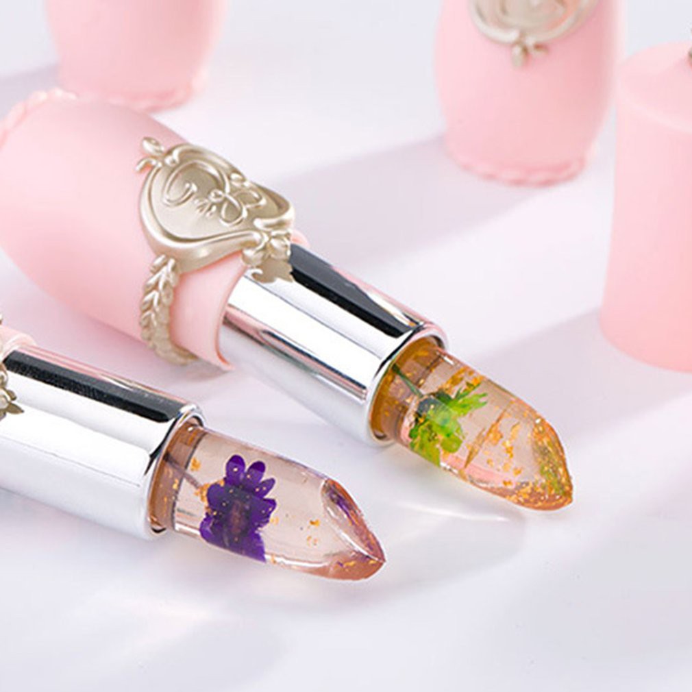 💗Son thạch trong suốt đổi màu có chứa hoa khô trang điểm môi lâu trôi | BigBuy360 - bigbuy360.vn