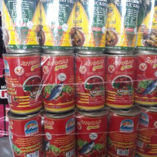 Cá hộp sốt cà chua/kho tiêu 155gr