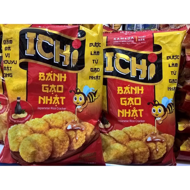 Bánh gạo Nhật Ichi vị shouyu mật ong gói 100g