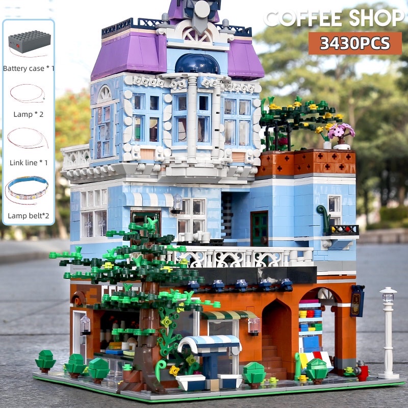 Lắp ráp mô hình nhà Creator - Mould king 16004