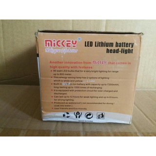 Đèn đôi đầu 1 bóng Mickey 50-80W