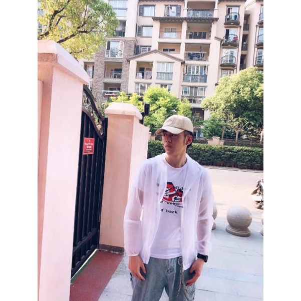 ÁO KHOÁC UNISEX TREND TRONG SUỐT CỰC CHẤT | BigBuy360 - bigbuy360.vn