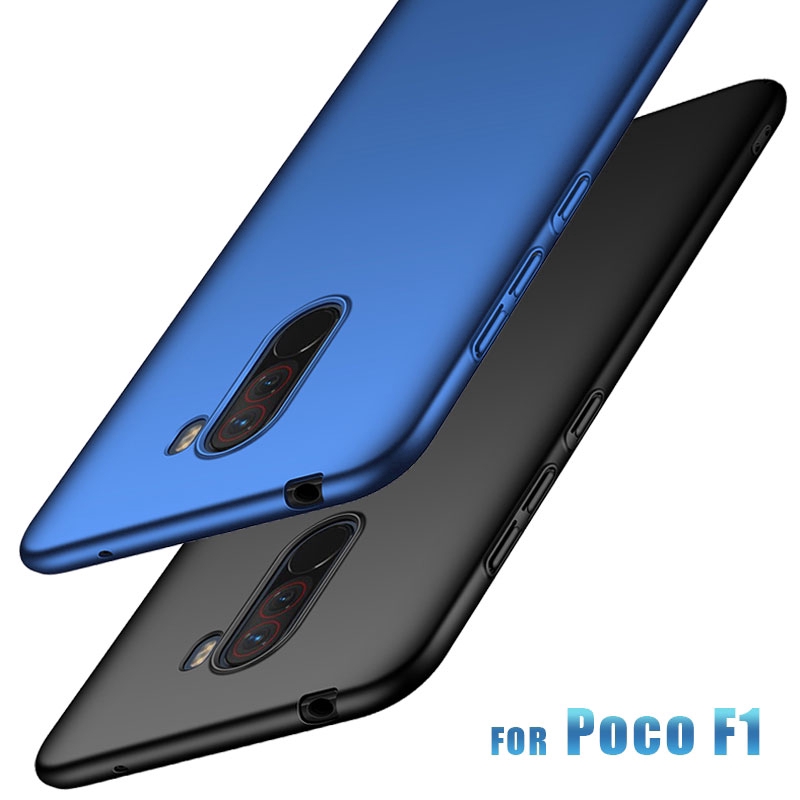 Ốp điện thoại PC cứng mặt nhám siêu mỏng cho Xiaomi Pocophone F1 Note 3