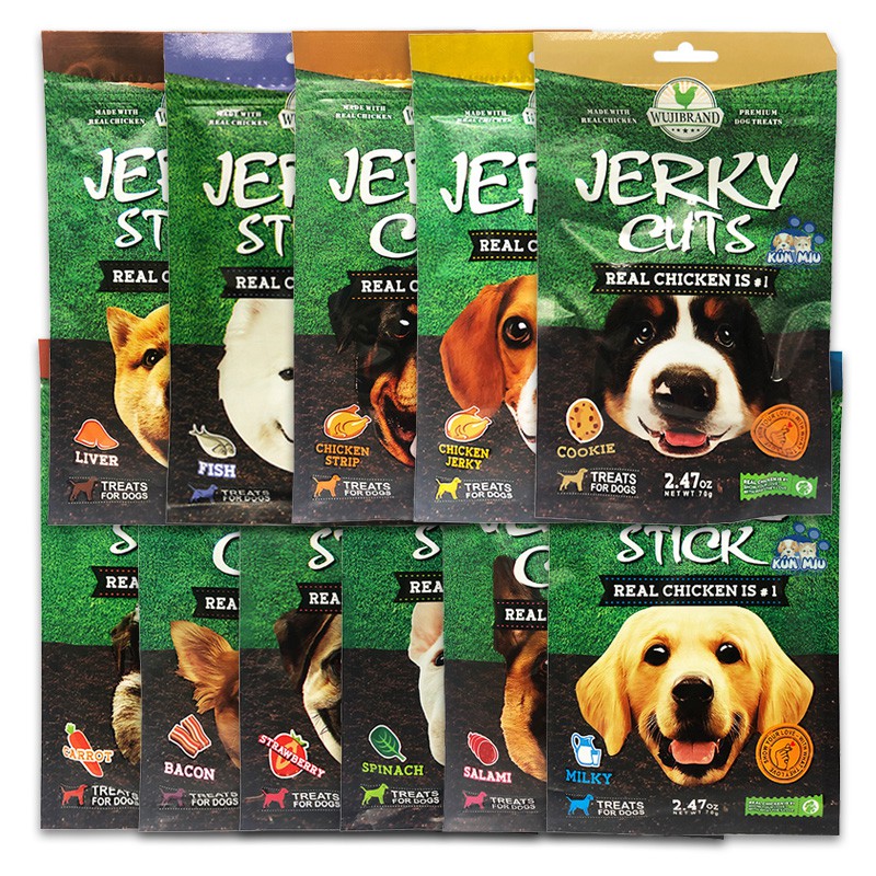 Bánh thưởng cho chó Jerky 70gr nhiều vị