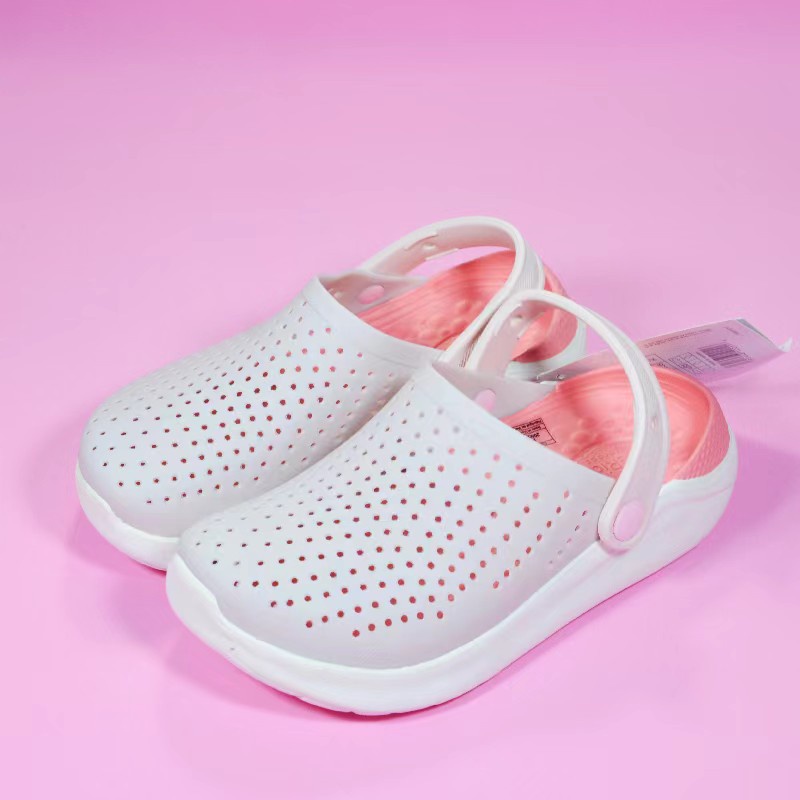 ☘ Dép Crocs Loại 3.0 Literide Kid (Tặng Jibbitz Sticker Full Box) - Cross, Dép Sục TN Medical