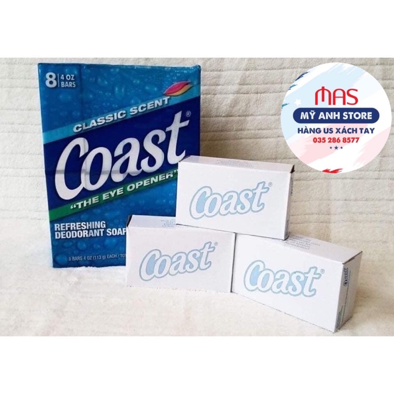[ LỐC 8 cục ] XÀ BÔNG COAST MỸ