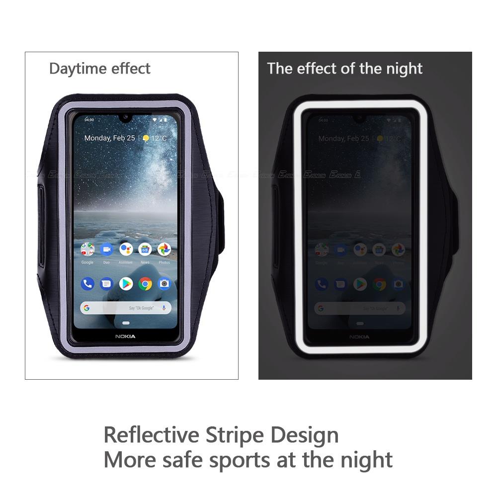 Ốp Điện Thoại Đeo Cánh Tay Khi Tập Gym / Chạy Bộ Dành Cho Nokia 6.1 Plus 6.2 7.1 7.2 8.1 8.3