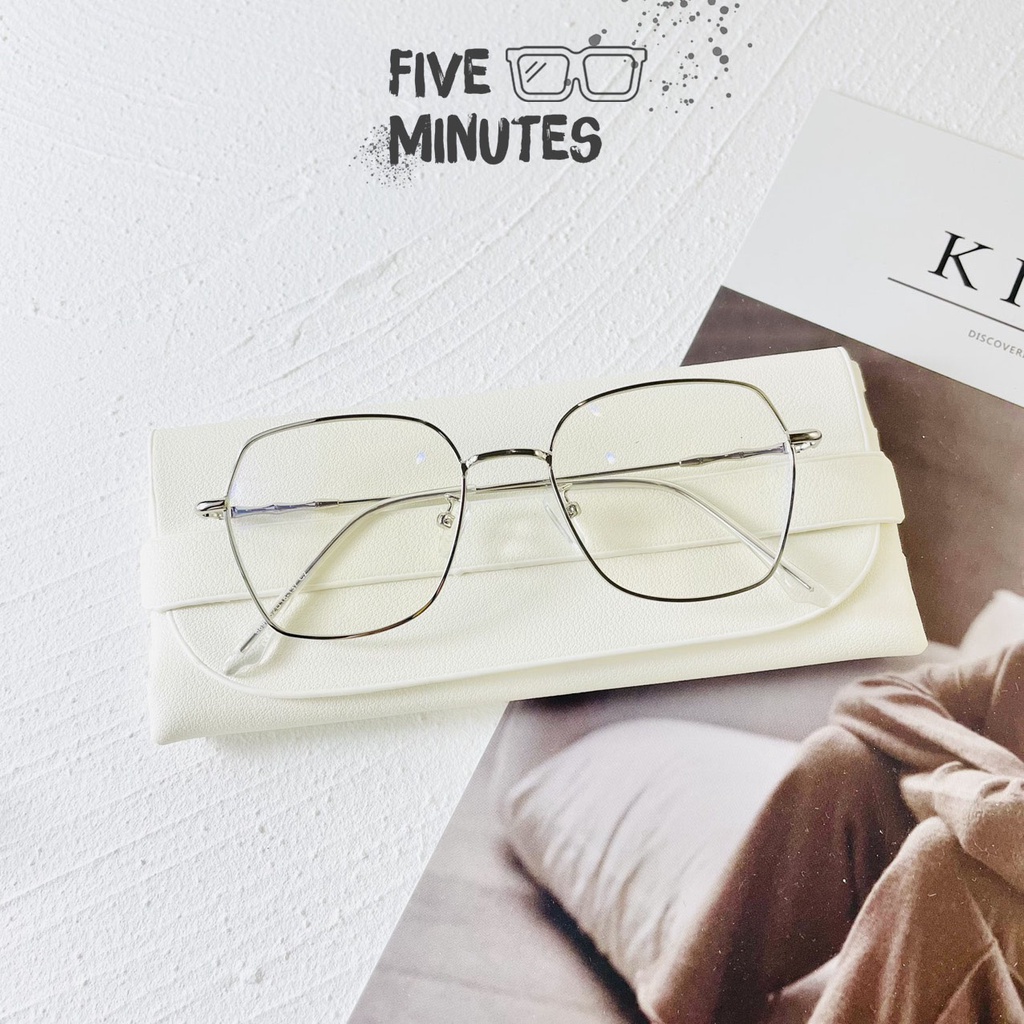 [ Fiveminutes eyewear ] [ GỌNG VINTAGE ] KIM LOẠI MẢNH DÁNG VUÔNG DỄ ĐEO SIZE TO