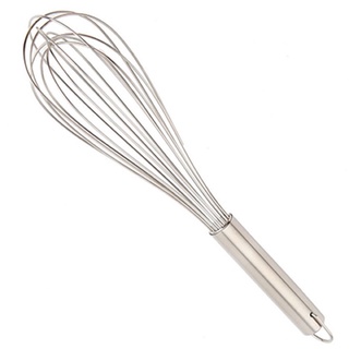 Cây đánh trứng inox lớn dài 25cm