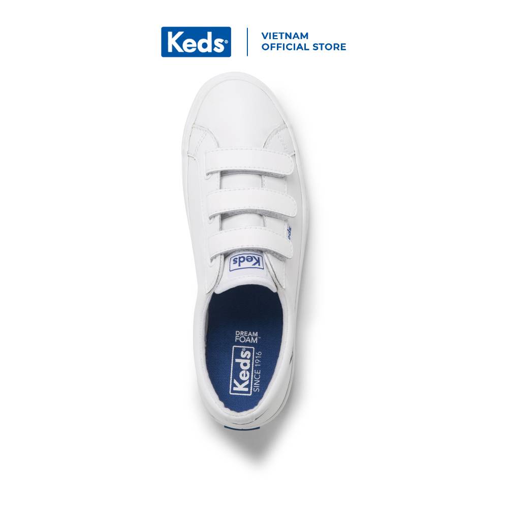 Giày Keds Nữ - Tiebreak Leather White - KD057616