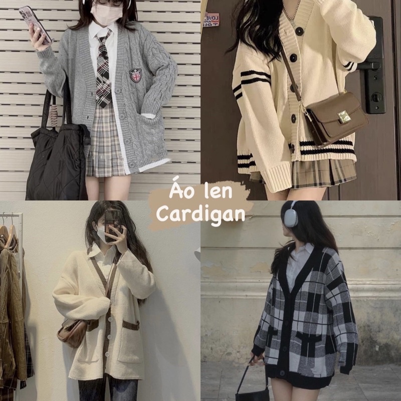 ÁO LEN CARDIGAN ULZZANG NHIỀU MẪU (ảnh thật)