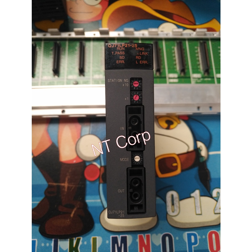 Module Data Link Mitsubishi QJ71BR11, QJ71LP21-25 và QJ71LP21S-25, dùng cho PLC dòng Q, hàng used Nhật Bản