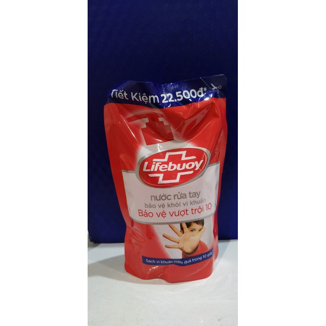 Nước rửa tay Lifebuoy Bảo vệ khỏi vi khuẩn 450gr (Túi) (Bảo vệ vượt trội 10) | BigBuy360 - bigbuy360.vn