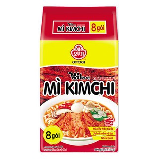 E - Lốc 8 Mì Ottogi Kim Chi 120G