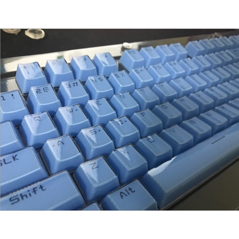 [Mã SKAMSALE03 giảm 10% đơn 200k] Bộ keycap Crystal Double Shot ( 104 phím ) Bộ Nút Phím Cơ Bọc Nhựa Trong Suốt