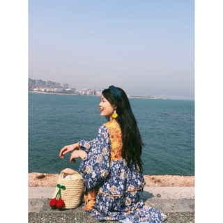 ORDER | Boho Style | Váy boho vintage hoa nhí dáng dài