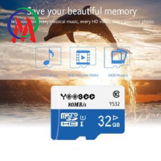 [Bảo hành 2 năm] Thẻ Nhớ Camera Yoosee 32GB, Tốc Độ Đọc Class 10 | BigBuy360 - bigbuy360.vn