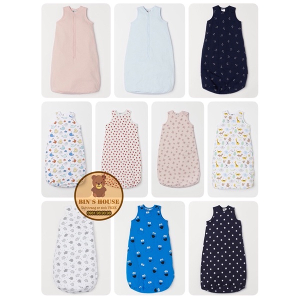 Túi ngủ chần bông H&M sz 3m-4y