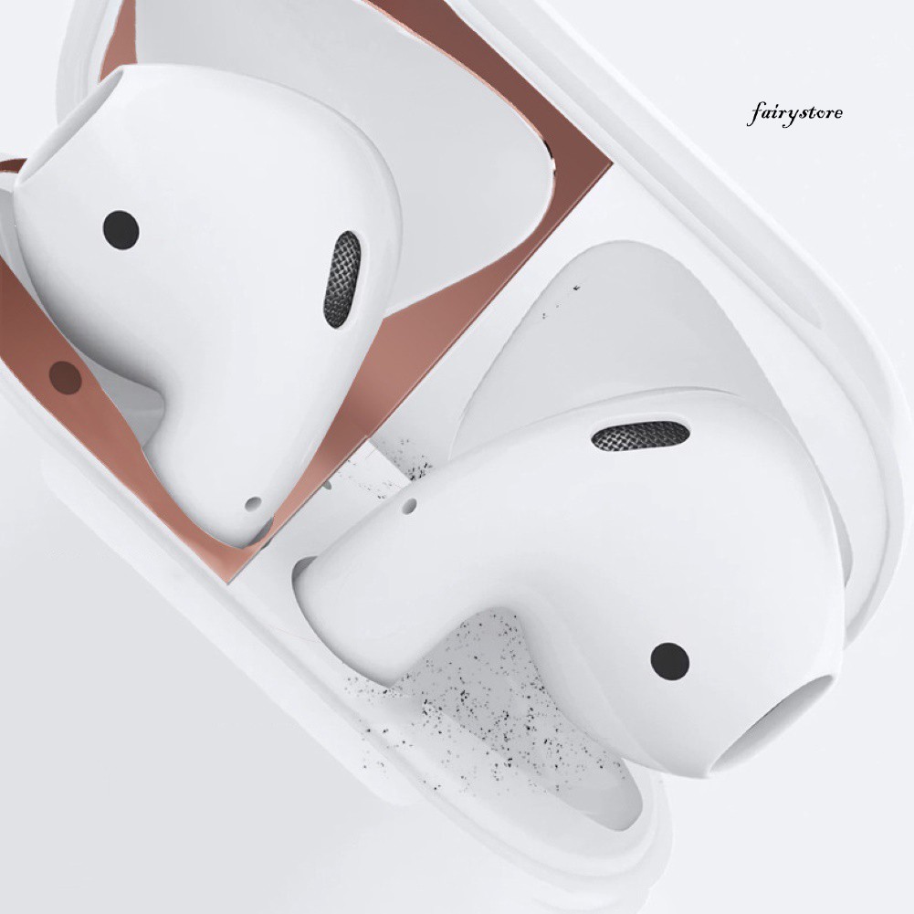 Fs Miếng Dán Bảo Vệ Hộp Sạc Tai Nghe Airpod-s Pro Bằng Kim Loại