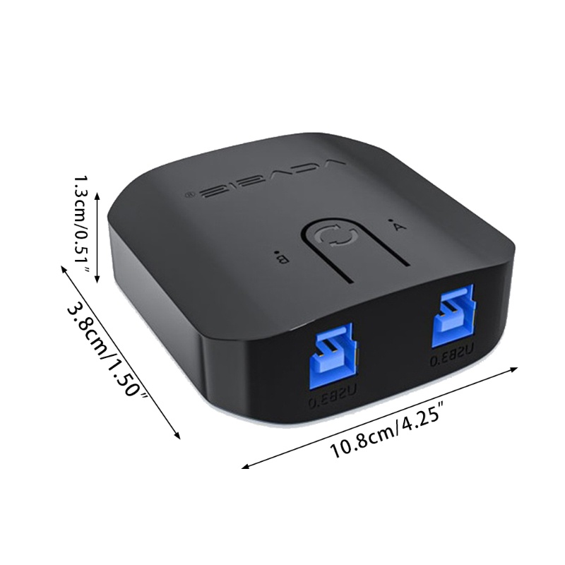 Bộ Chuyển Đổi Công Tắc Chia 2 Cổng USB Cho Máy In / Máy Tính
