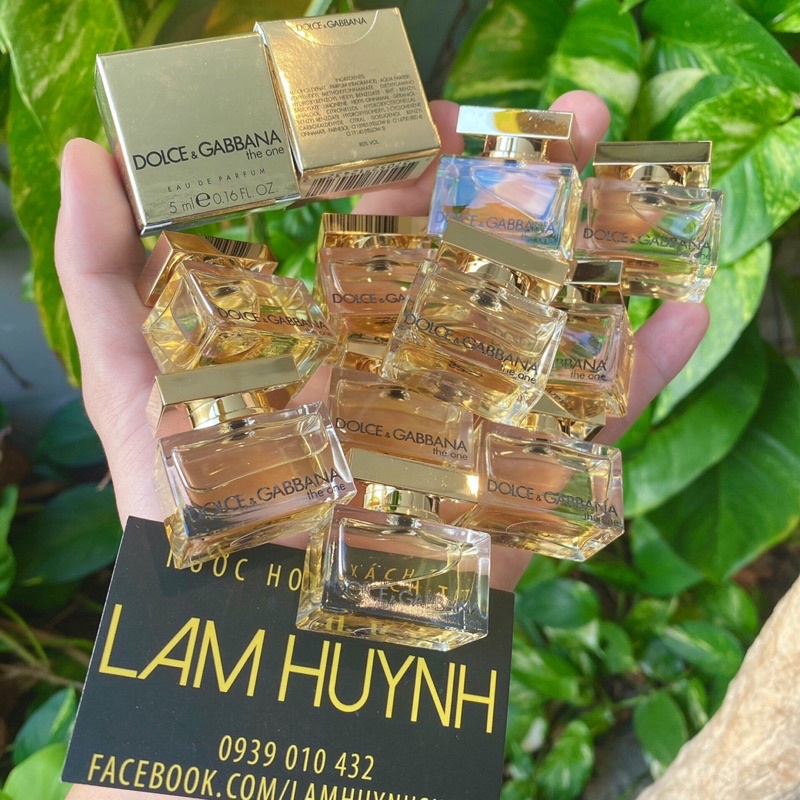 Nước hoa mini THE ONE EDP FOR WOMAN 5ml