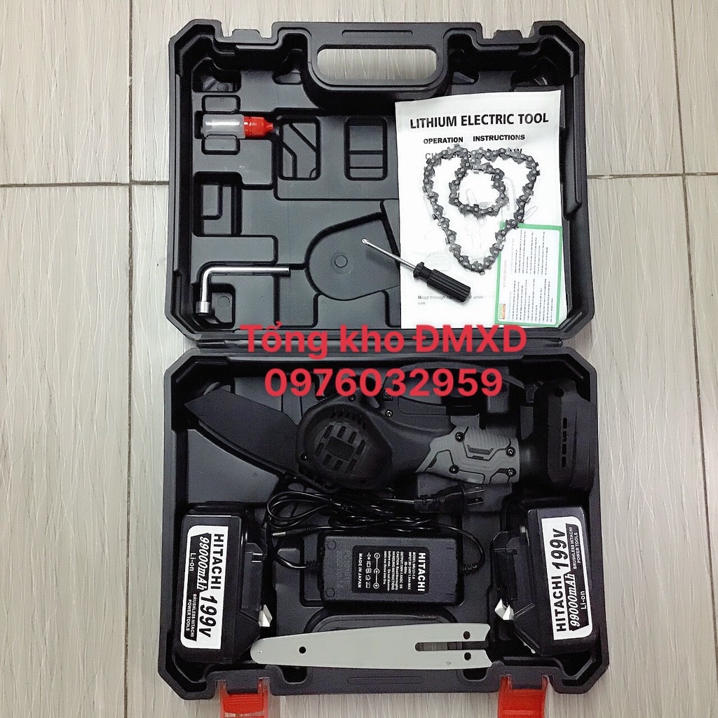 CƯA XÍCH PIN DÀI  CÔNG NGHỆ NHẬT BẢN