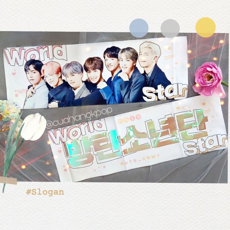FANSITE  - Slogan Vải nhóm BTS Ot7 Festa2020