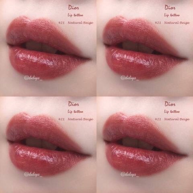 dior lip tattoo 421 review