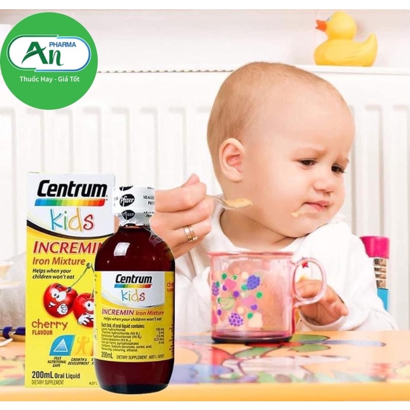 Siro Centrum Kids cho trẻ biếng ăn - Chai 200ml