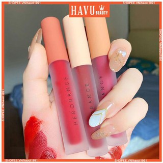 Set 3 Son Kem Lì Herorange Siêu Xinh Chất Mềm Và Mịn Môi Cao Cấp HOS1 | BigBuy360 - bigbuy360.vn