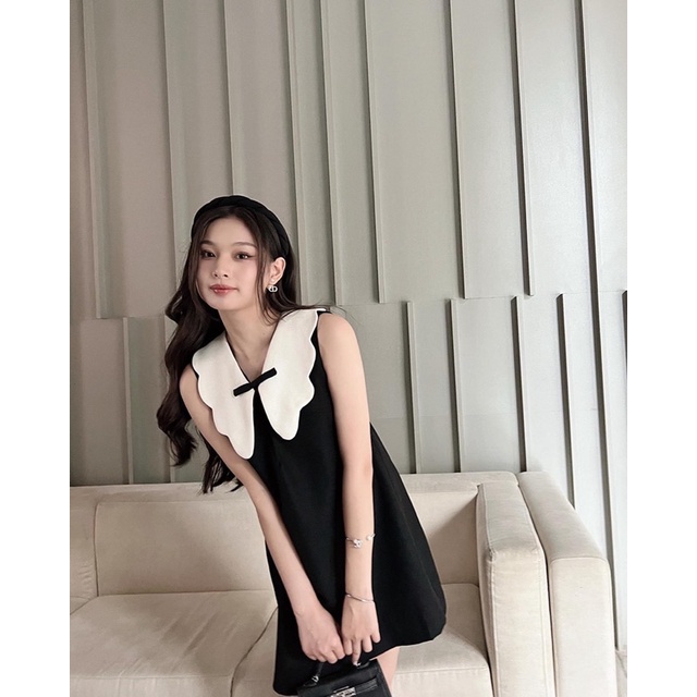 Váy baby doll phối cổ lolita