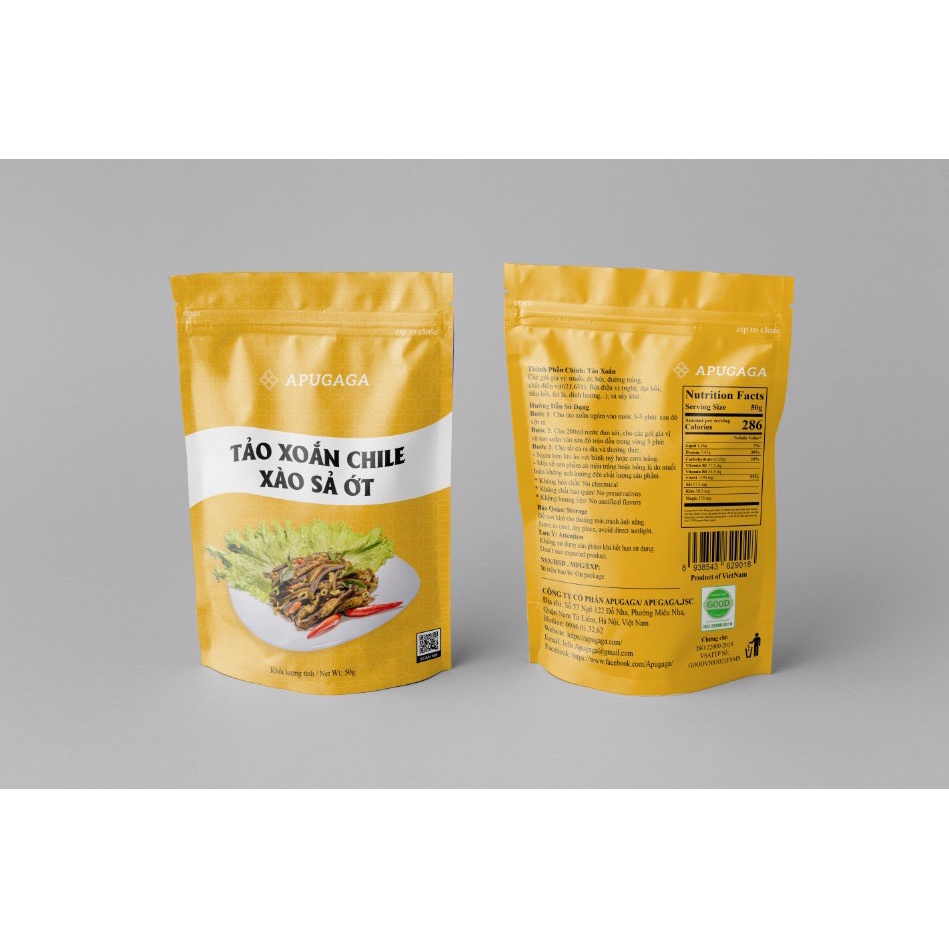 TẢO XOẮN CHILE NHẬP KHẨU 100% ĂN LIỀN APUGAGA PHÂN PHỐI TOÀN QUỐC