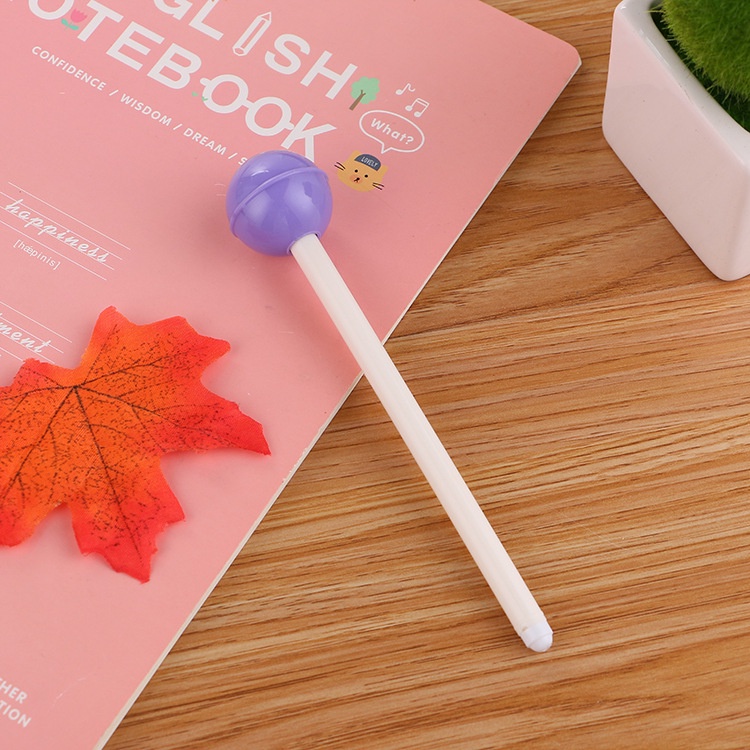 Bút Bi Họa Tiết Kẹo Mút Hoạt Hình Dễ Thương Chất Lượng Cao