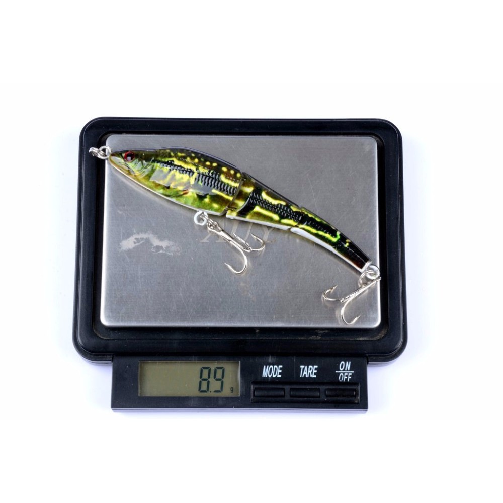 Mới Mồi Câu Cá Giả 3 Đoạn 9.5cm / 8.9g