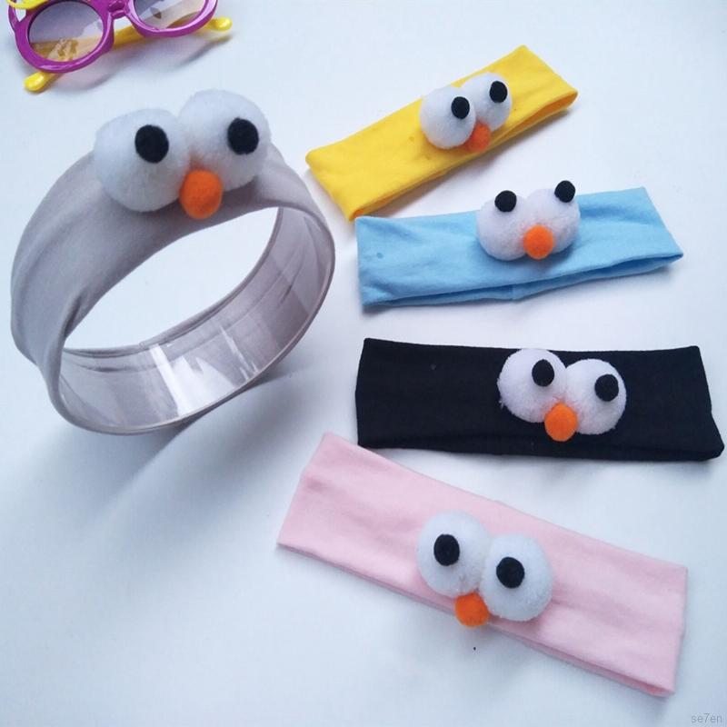 Băng đô đính đôi mắt hoạt hình ngộ nghĩnh cho bé