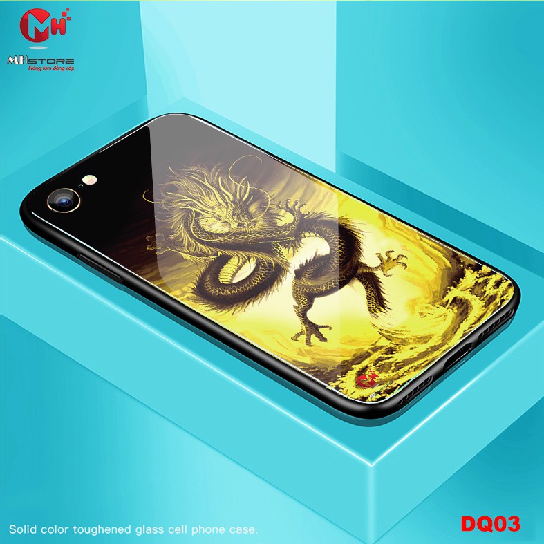 Ốp lưng kính dạ quang Hình rồng dành cho  Iphone - DQ03 | BigBuy360 - bigbuy360.vn