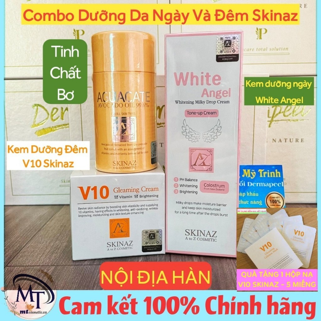 COMBO DƯỠNG DA NGÀY VÀ ĐÊM SKINAZ - NỘI ĐỊA HÀN