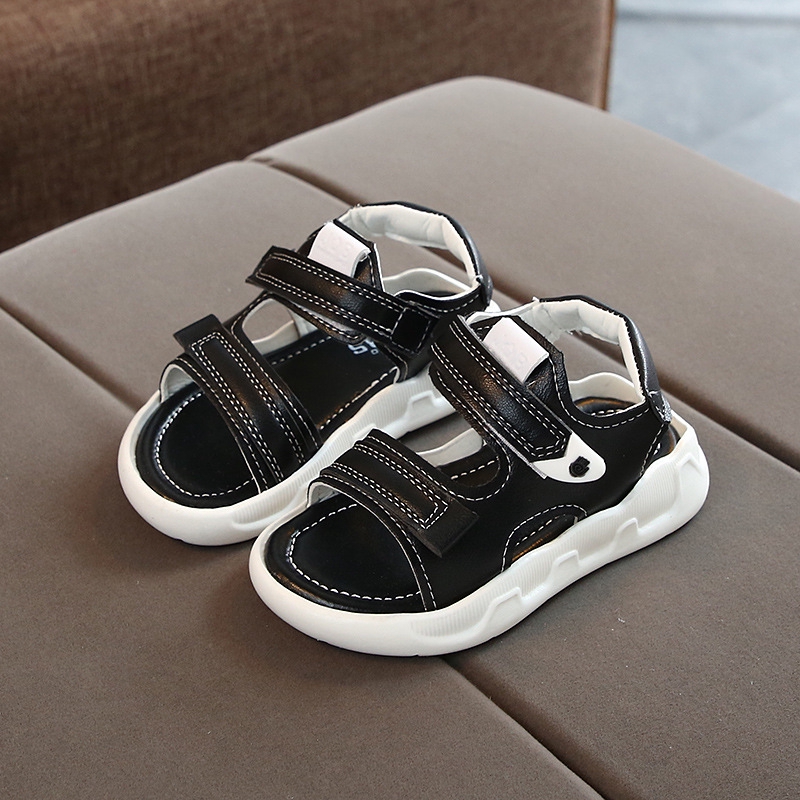 Giày sandal đế mềm quai dán phong cách Hàn Quốc thời trang năng động cho bé size 21-30