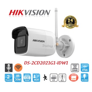 Camera IP Hồng Ngoại Không Dây 2.0 Megapixel HIKVISION DS-2CD2021G1-IDW1 - Hàng Chính Hãng
