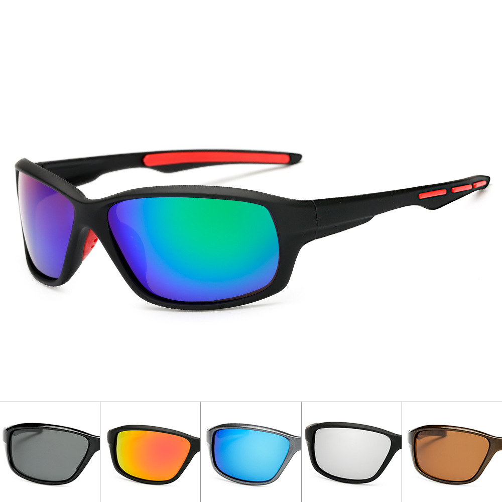 #Ready Stock# Outdoor polarized glasses, sports cycling sunglasses, color film polarized fashion sunglasses ZARAN