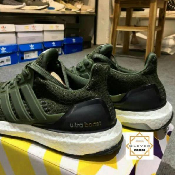 Tết🌺 🍀 (Sỉ = Lẻ) Sẵn (CÓ SẴN)  Giày thể thao ULTRA BOOST  3.0 Dark green Màu xanh rêu 2017 2020 * ↺ ¹ . - Az1 .