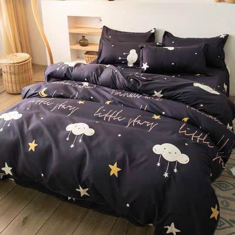 [FREE SHIP] Chăn Ga và Gối Cotton Poly Dream Night phân phối chính hãng Sakura JP